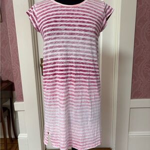 Soft Joie Pink and White Striped Dress